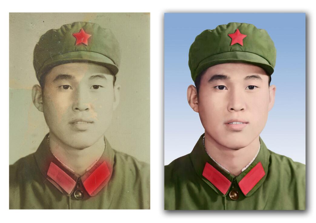 龙华破损照片修复-18